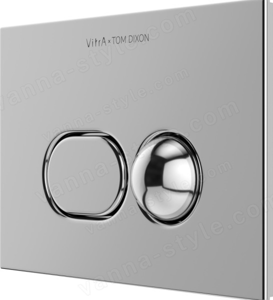 Кнопка смыва для инсталляции Vitra Liquid 740-2180, хром
