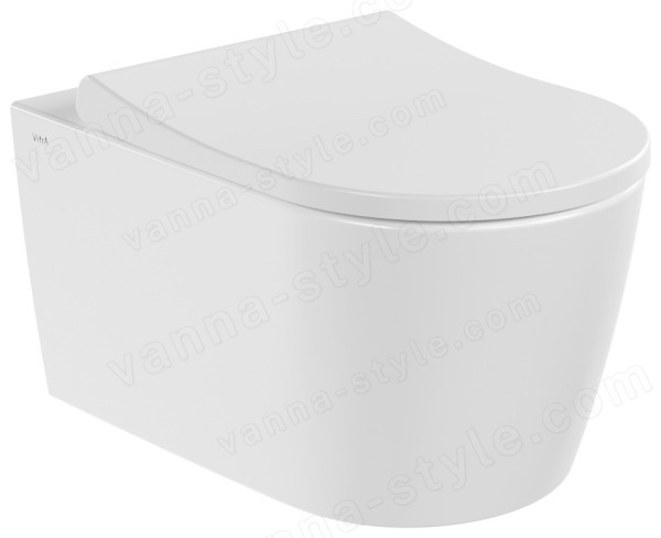 Подвесной унитаз Vitra Metropole 7910B003-6429, белый с сиденьем