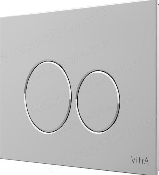 Кнопка смыва для инсталляции Vitra Origin 740-2480, глянцевый хром