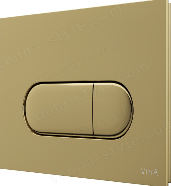 Кнопка смыва для инсталляции Vitra Root Round 740-2224, глянцевое золото