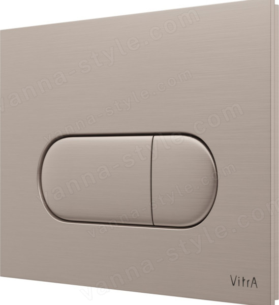 Кнопка смыва для инсталляции Vitra Root Round 740-2295, брашированный никель