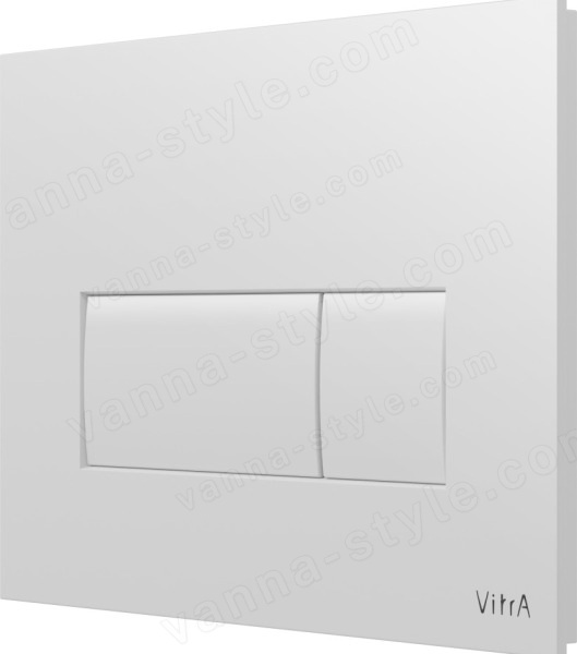 Кнопка смыва для инсталляции Vitra Root Square 740-2300, глянцевый белый
