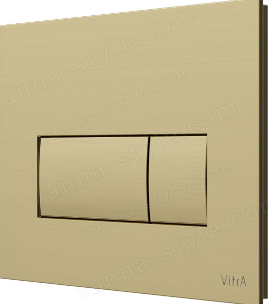 Кнопка смыва для инсталляции Vitra Root Square 740-2325, брашированное золото