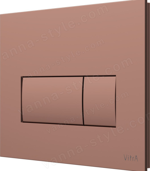 Кнопка смыва для инсталляции Vitra Root Square 740-2340, мягкая медь