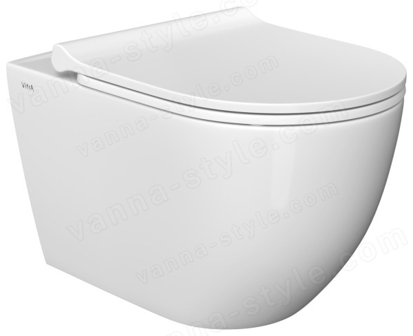 Комплект унитаза с инсталляцией Vitra Mia 9873B003-7205: подвесной унитаз, сиденье