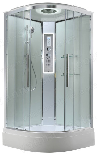Душевая кабина AvaCan EM3010LEDT 100x100 с гидромассажем 100x100 с гидромассажем