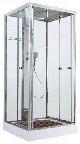 Душевая кабина AvaCan Z1910 100x100 с прозрачным стеклом 100x100 с прозрачным стеклом