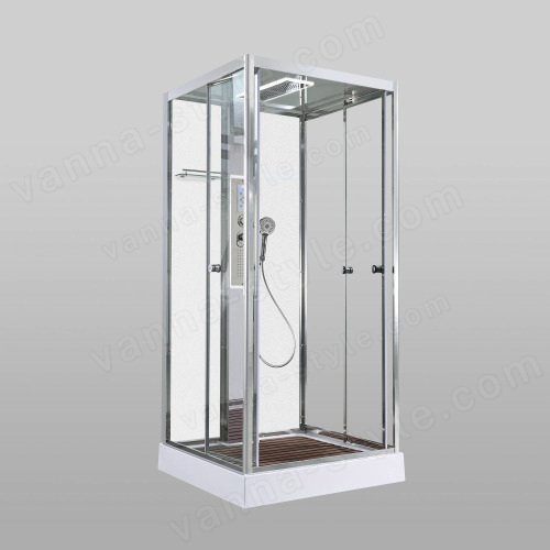 Душевая кабина AvaCan Z1910LEDMT 100x100 с гидромассажем 100x100 с гидромассажем