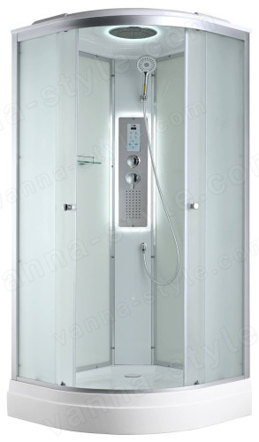 Душевая кабина AvaCan C2010LED 100x100 с гидромассажем 100x100 с гидромассажем