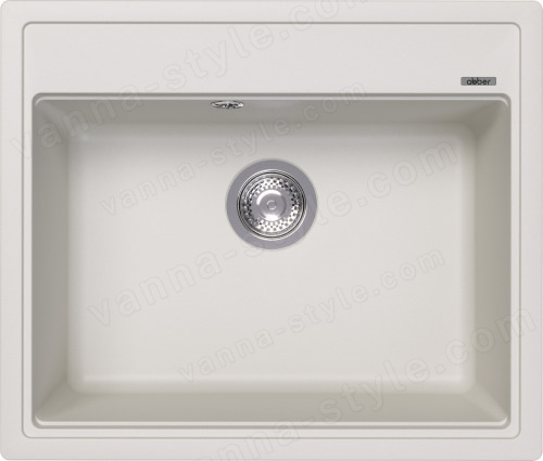 Кухонная мойка Abber Quarz AQ2902W 60x51 из кварцевого композита, белый