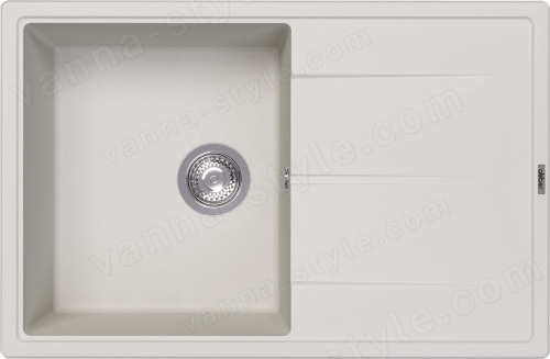 Кухонная мойка Abber Quarz AQ2904W 78x51 из кварцевого композита, белый