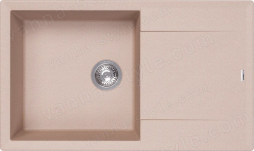 Кухонная мойка Florentina Тоскана 17.050.D0860.107 86x51 из кварцевого композита, песочный