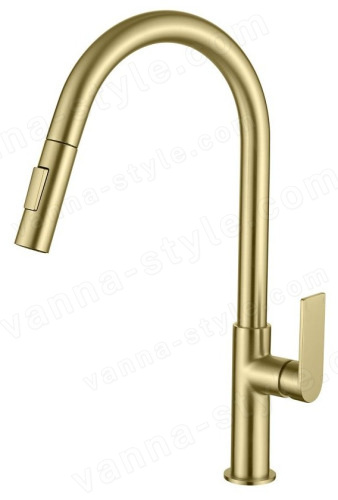 Смеситель для кухни AQG Alpha 05SOA510OC, матовое золото