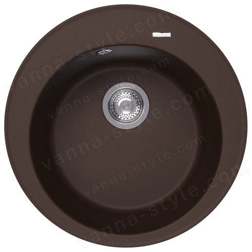Кухонная мойка Florentina Никосия 20.135.B0510.206 51x51 из кварцевого композита, брауни