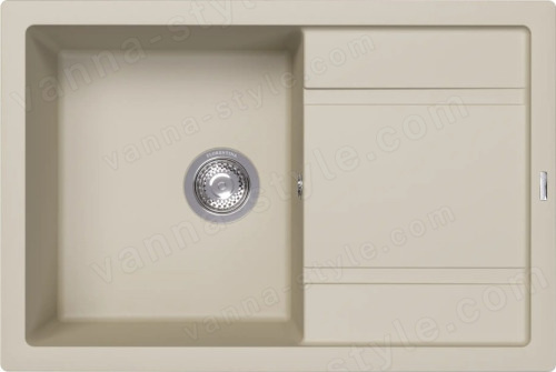 Кухонная мойка Florentina Липси 20.160.D0760.202 76x51 из кварцевого композита, шампань