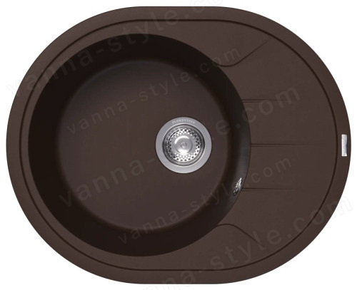 Кухонная мойка Florentina Родос 20.245.B0620.206 62x50 из кварцевого композита, брауни