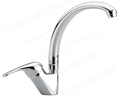 Смеситель для кухни Emmevi Ambra 9087G, черный гранит