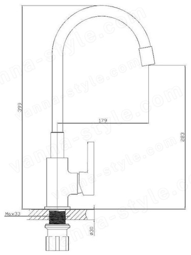 Смеситель для кухни ESKO Coral CL519CrW с гибким изливом, хром,белый