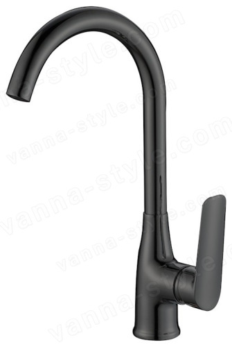 Смеситель для кухни ESKO Lagos black LG519B, черный