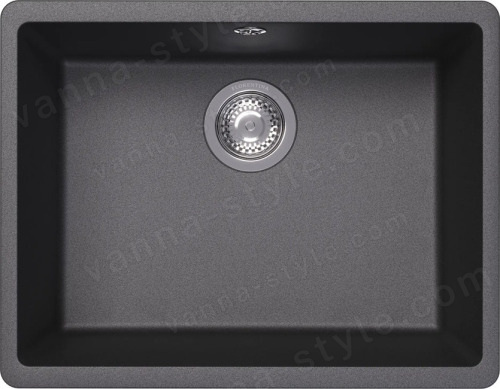 Кухонная мойка Florentina Вега 22.320.D0500.102 54x42 из кварцевого композита, черный