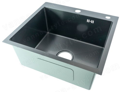 Кухонная мойка Fmark FSC5045Q 50x45 стальная, графит 50x45 стальная, графит