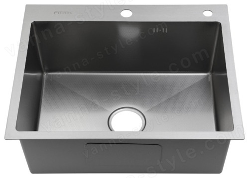 Кухонная мойка Fmark FSC7550L 75x50 стальная, сатин 75x50 стальная, сатин
