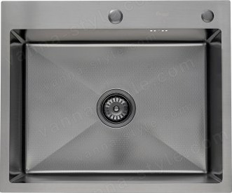 Кухонная мойка FRAP FS6050-9 60x50 стальная, оружейная сталь 60x50 стальная, оружейная сталь