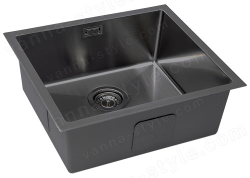 Кухонная мойка Grandex Aqua Proline 55 3002063 55x45 стальная, графит