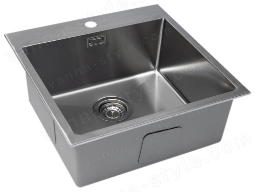 Кухонная мойка Grandex Aqua Elegance 50 400331 51x51 стальная, сатин