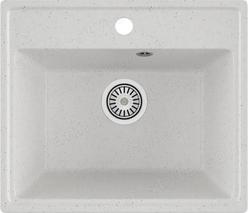 Кухонная мойка Maretti Китчен 490 KT490-WH 49x42 из искусственного камня, белый