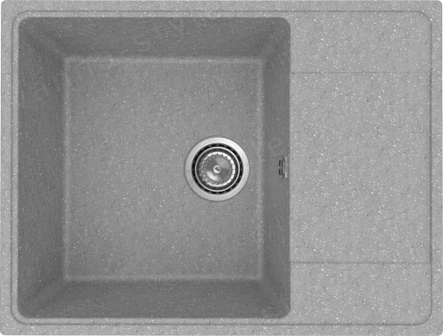 Кухонная мойка Practik PR-M-650-003 65x50 из искусственного камня, серый 65x50 из искусственного камня, серый