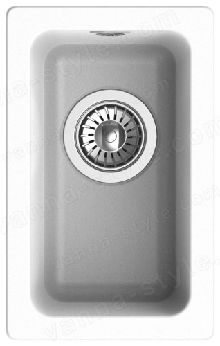 Кухонная мойка Rivelato BK-25 brina 31x46 из кварцевого композита, иней 31x46 из кварцевого композита, иней