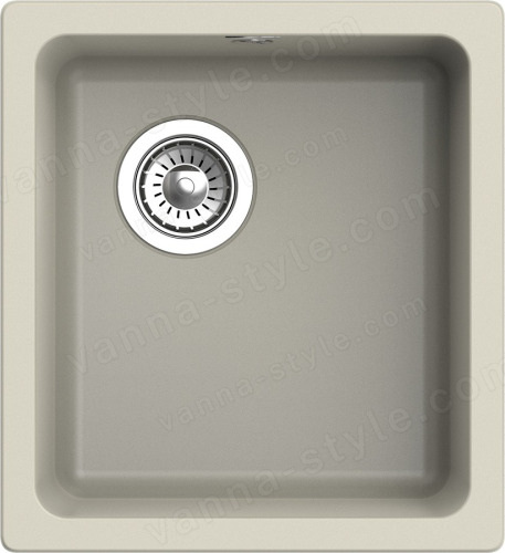 Кухонная мойка Rivelato BK-35 topazio 42x46 из кварцевого композита, топаз 42x46 из кварцевого композита, топаз