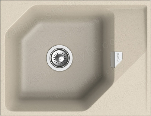 Кухонная мойка Rivelato LS-65 beige scuro 65x50 из кварцевого композита, темно-бежевый 65x50 из кварцевого композита, темно-бежевый