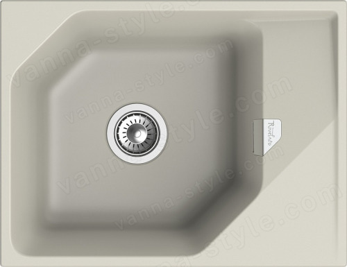 Кухонная мойка Rivelato LS-65 topazio 65x50 из кварцевого композита, топаз 65x50 из кварцевого композита, топаз
