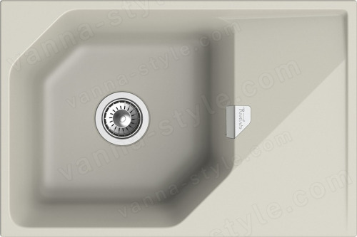 Кухонная мойка Rivelato LS-75 topazio 75x50 из кварцевого композита, топаз 75x50 из кварцевого композита, топаз