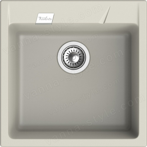 Кухонная мойка Rivelato RM-50 topazio 50x51 из кварцевого композита, топаз 50x51 из кварцевого композита, топаз