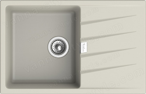 Кухонная мойка Rivelato RM-78 topazio 78x50 из кварцевого композита, топаз 78x50 из кварцевого композита, топаз