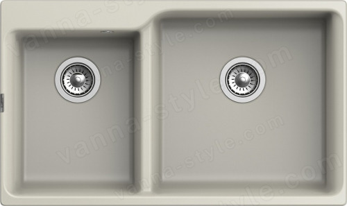 Кухонная мойка Rivelato X-90D topazio 87x52 из кварцевого композита, топаз 87x52 из кварцевого композита, топаз