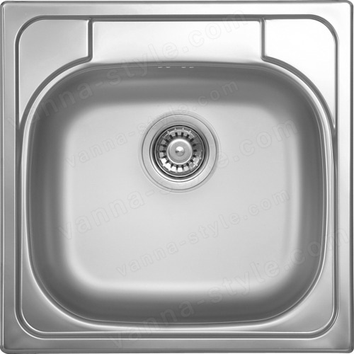 Кухонная мойка UKINOX Гранд GRP480.480 -GT8K 0C 48x48 стальная, хром
