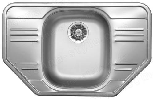 Кухонная мойка UKINOX Гранд GRP780.490 -GT8K 2C 78x49 стальная, хром