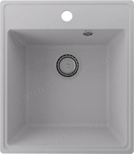 Кухонная мойка Ulgran Quartz forte Forte 425-04 43x49 из кварцевого композита, белый