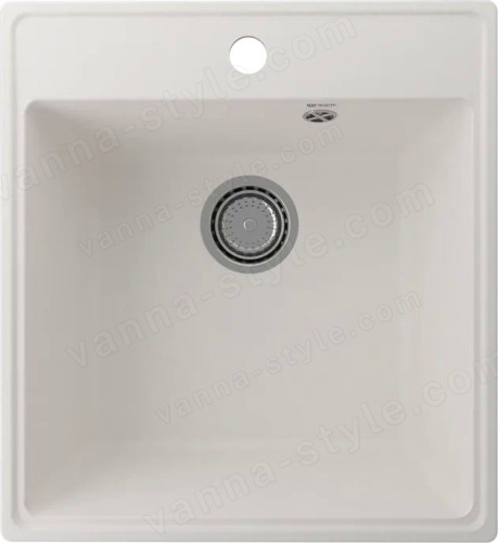 Кухонная мойка Ulgran Quartz forte Forte 460-01 46x50 из кварцевого композита, белый