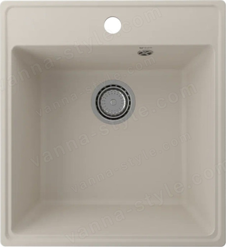 Кухонная мойка Ulgran Quartz forte Forte 460-02 46x50 из кварцевого композита, бежевый