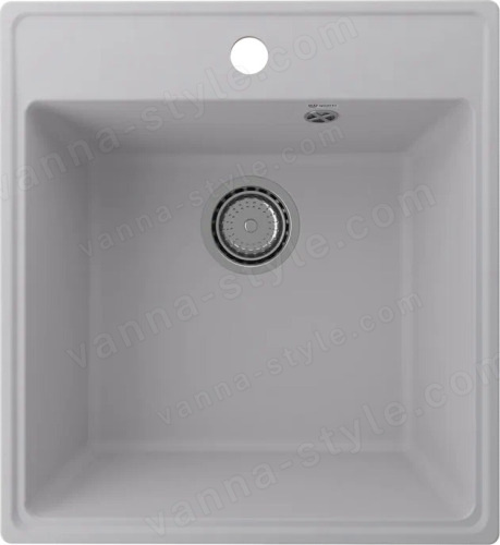 Кухонная мойка Ulgran Quartz forte Forte 460-04 46x50 из кварцевого композита, белый