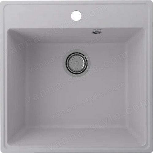 Кухонная мойка Ulgran Quartz forte Forte 505-04 51x51 из кварцевого композита, белый
