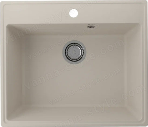 Кухонная мойка Ulgran Quartz forte Forte 580-02 58x50 из кварцевого композита, бежевый