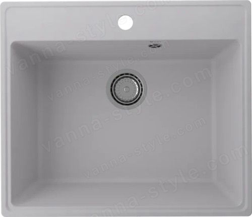 Кухонная мойка Ulgran Quartz forte Forte 580-04 58x50 из кварцевого композита, белый