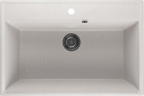Кухонная мойка Ulgran Quartz forte Forte 760-01 76x51 из кварцевого композита, белый