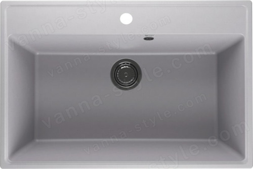 Кухонная мойка Ulgran Quartz forte Forte 760-04 76x51 из кварцевого композита, белый